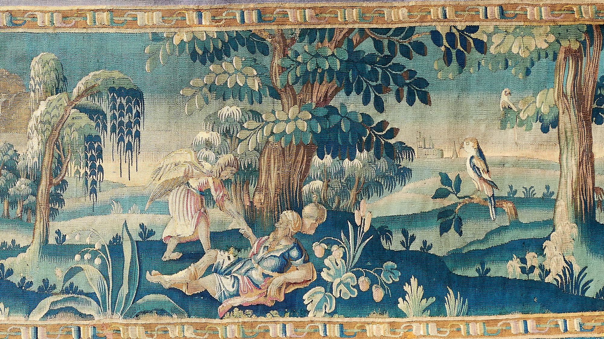 17th century narrow tapestry