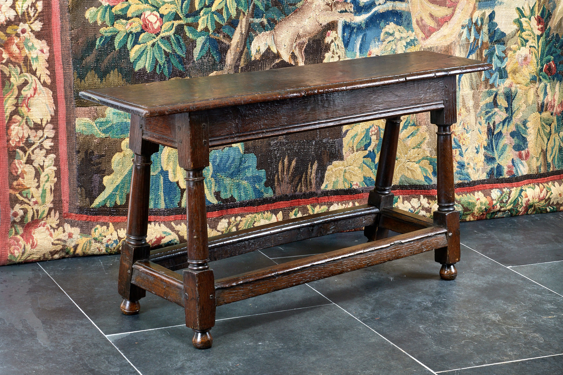 Charles I joined oak bench