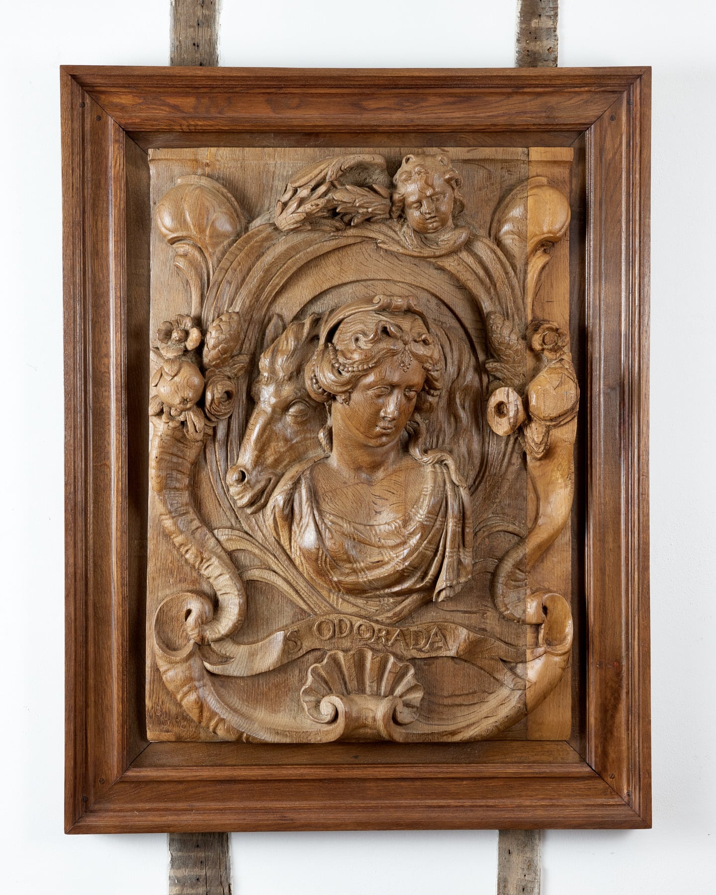 17th century carved saint panels