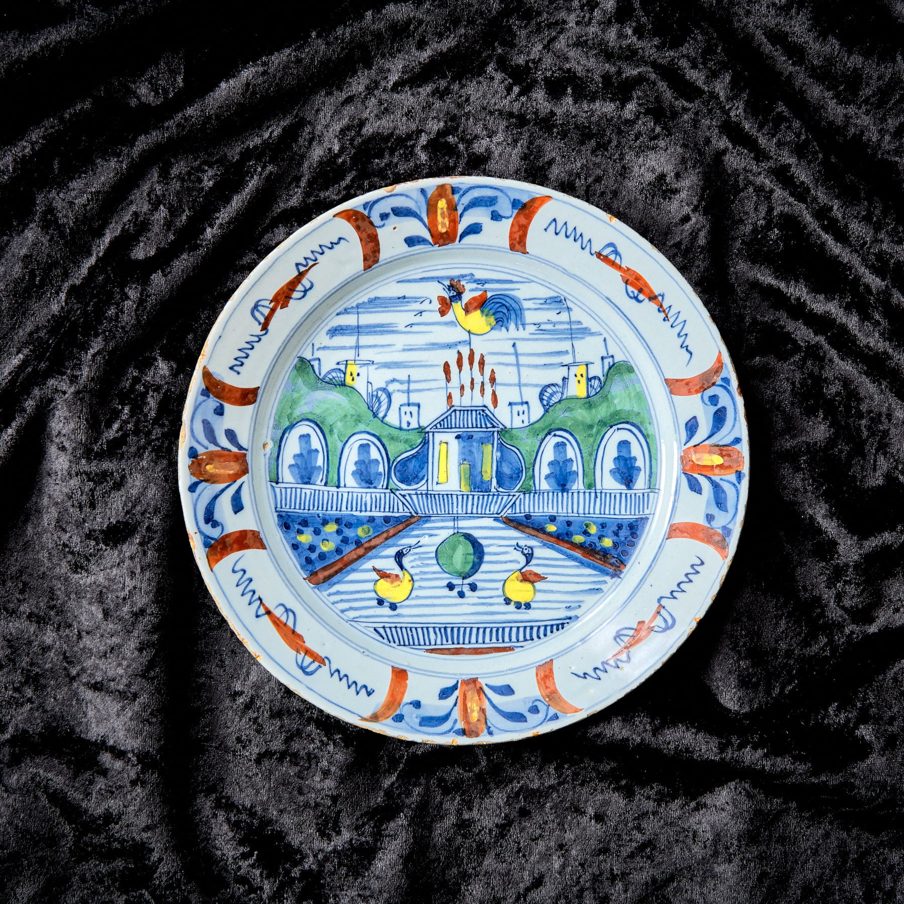 17th century Delft plate