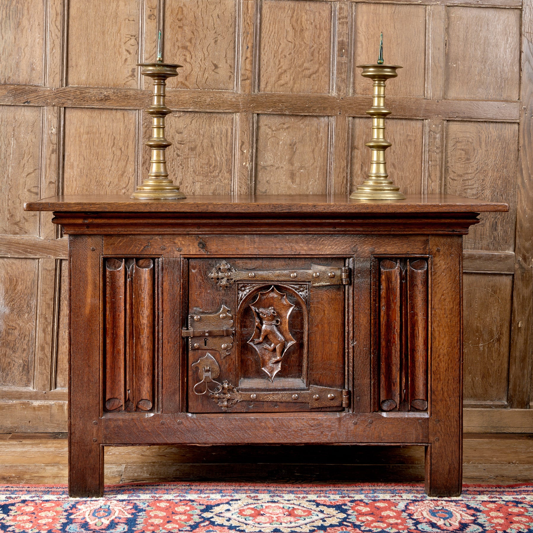 Gothic carved rent table