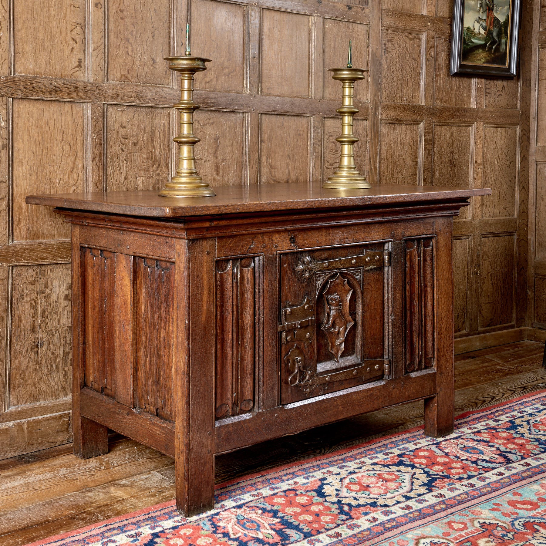 Gothic carved rent table