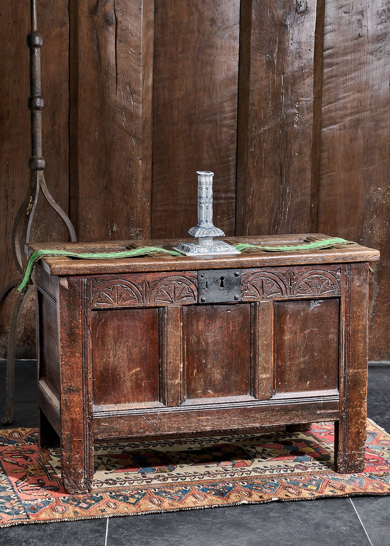 Charles I oak chest