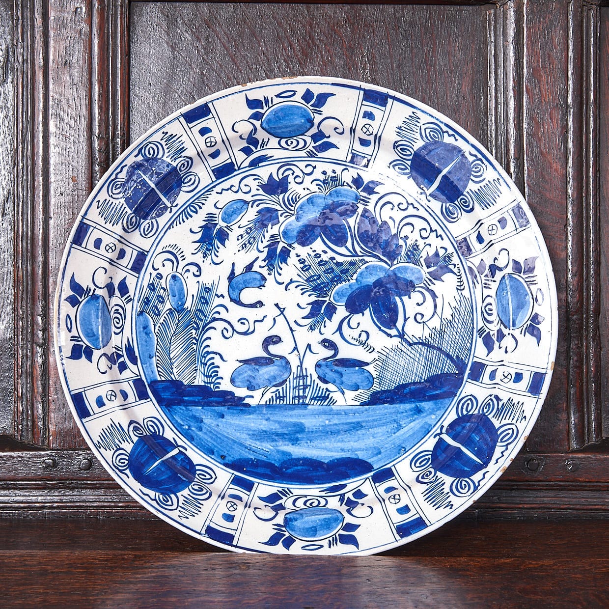 18th century Delft charger
