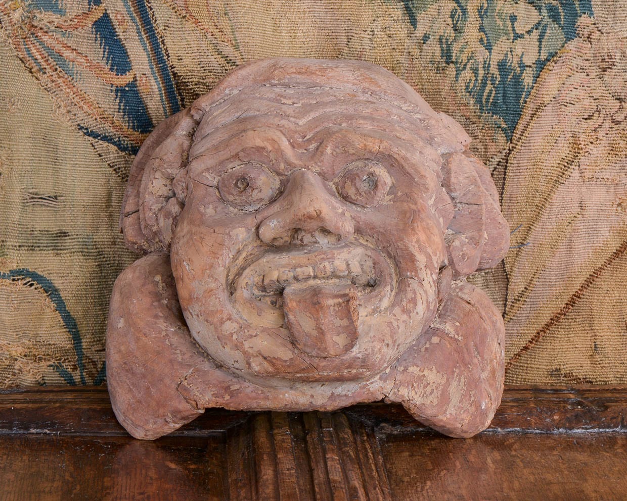 English medieval roof boss