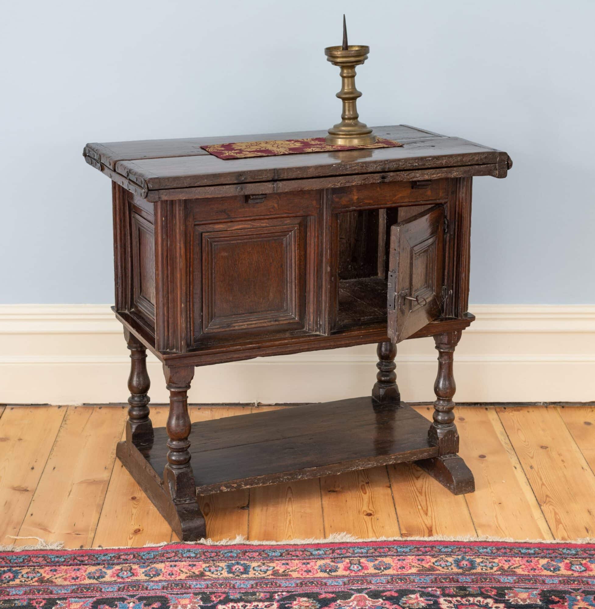 Late Henry VIII oak gaming table