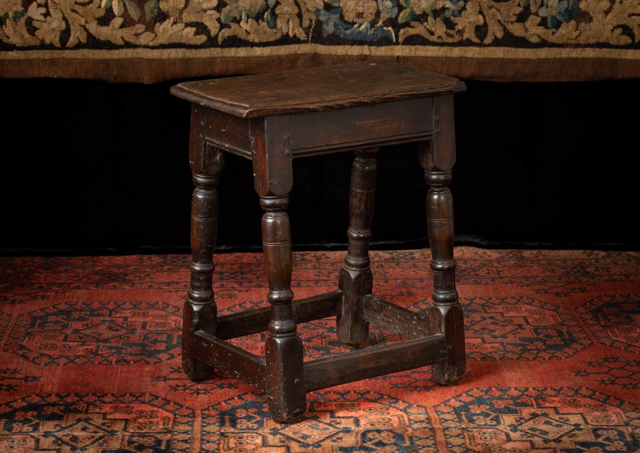 Charles I joined oak stool