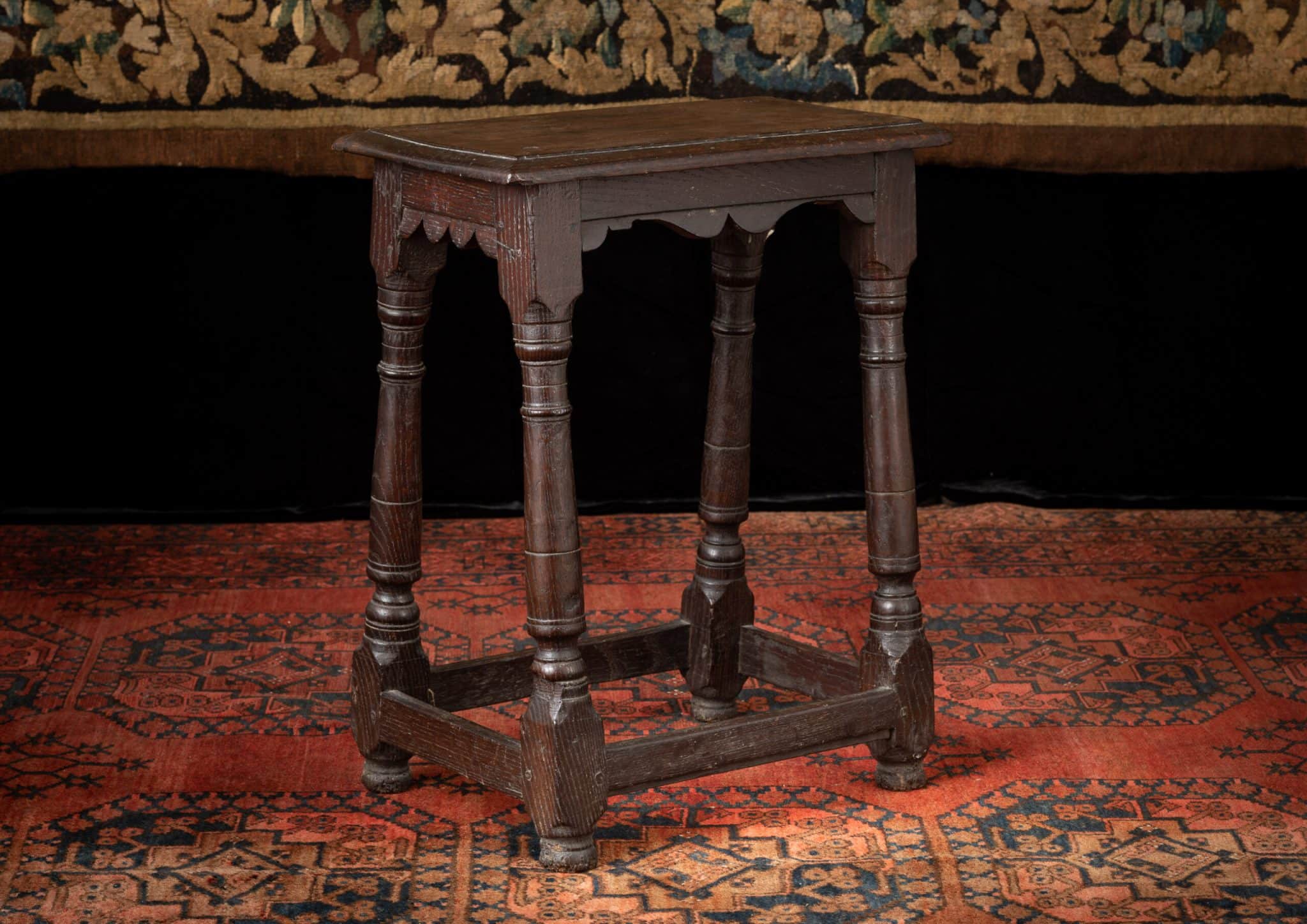 Charles I joined oak stool