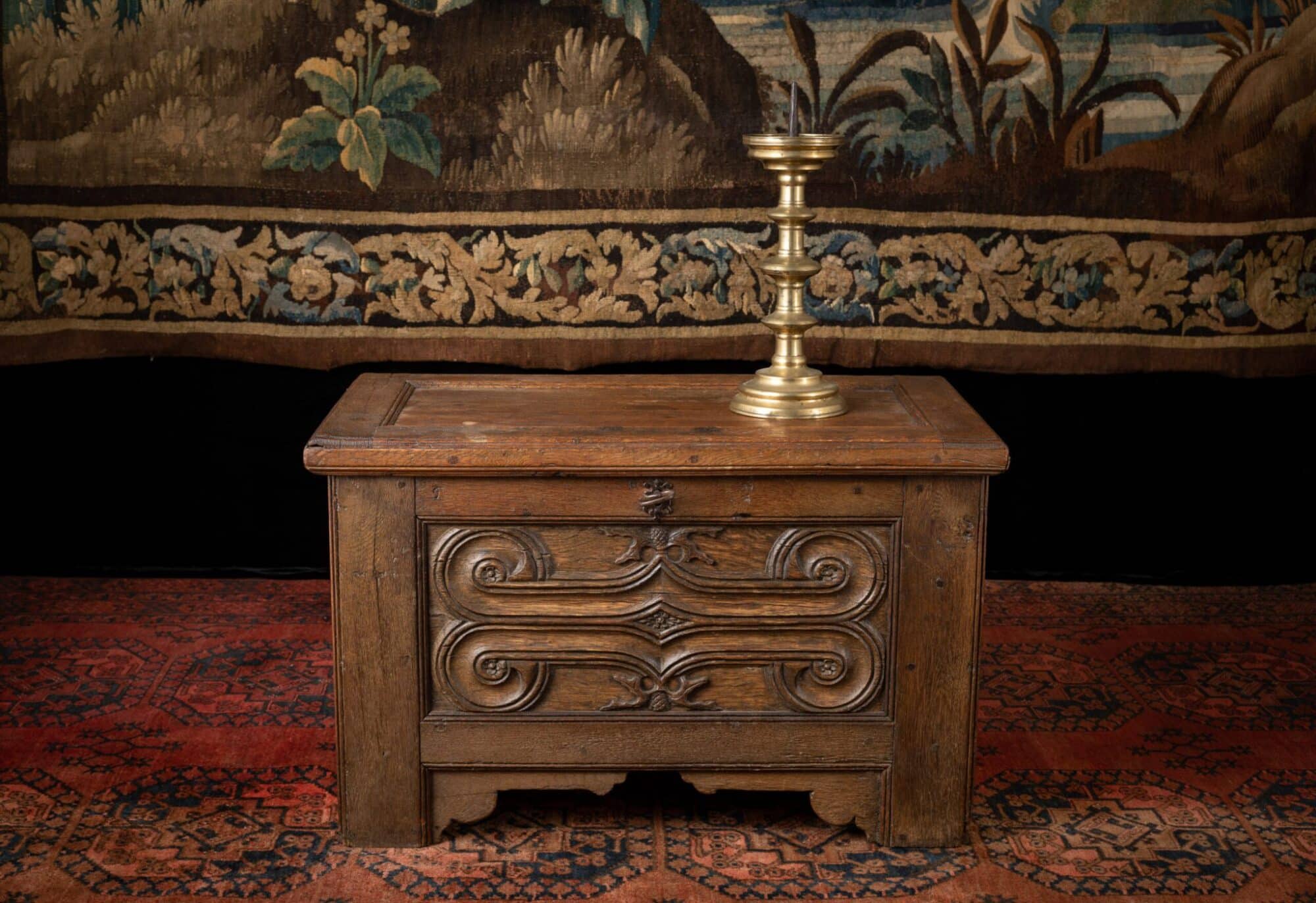 Late Gothic oak chest
