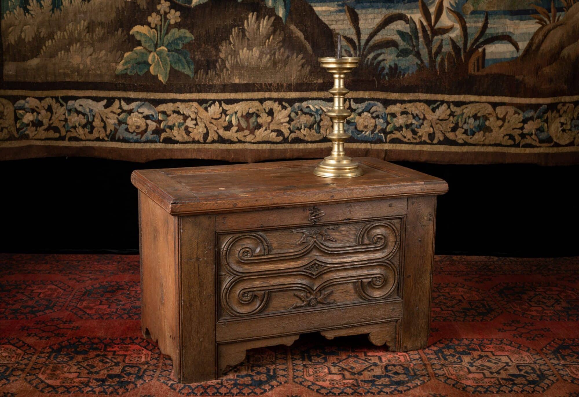 Late Gothic oak chest