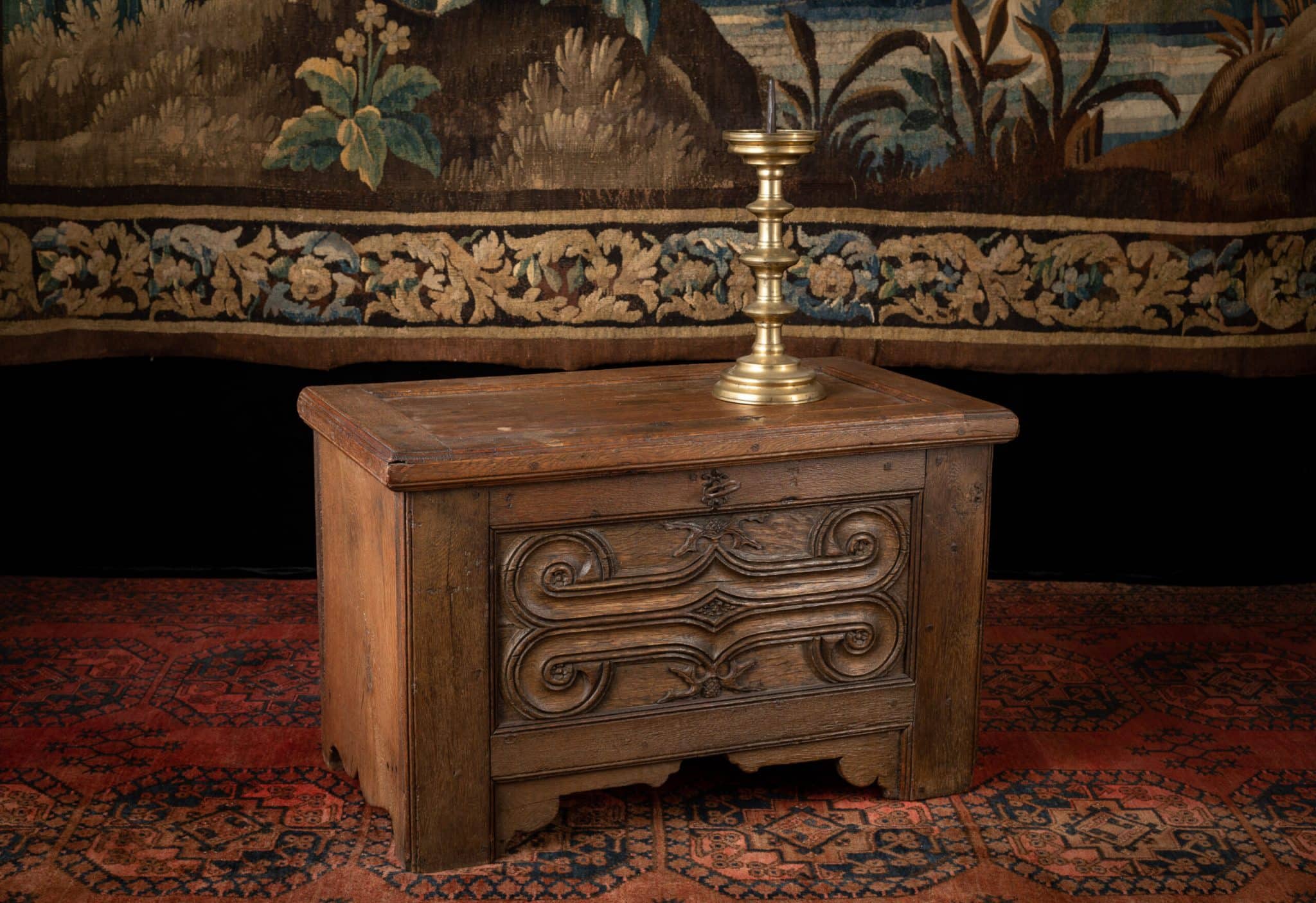 Late Gothic oak chest