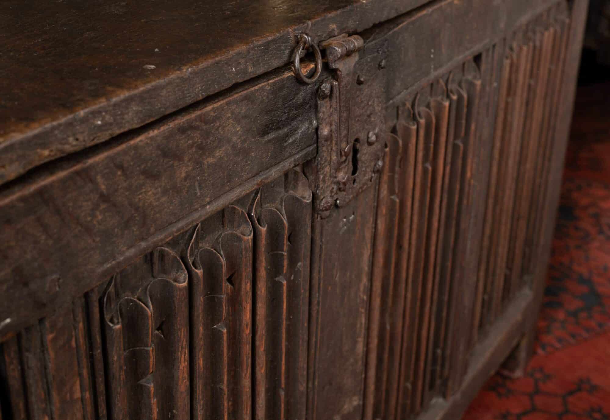 Henry VIII linenfold chest