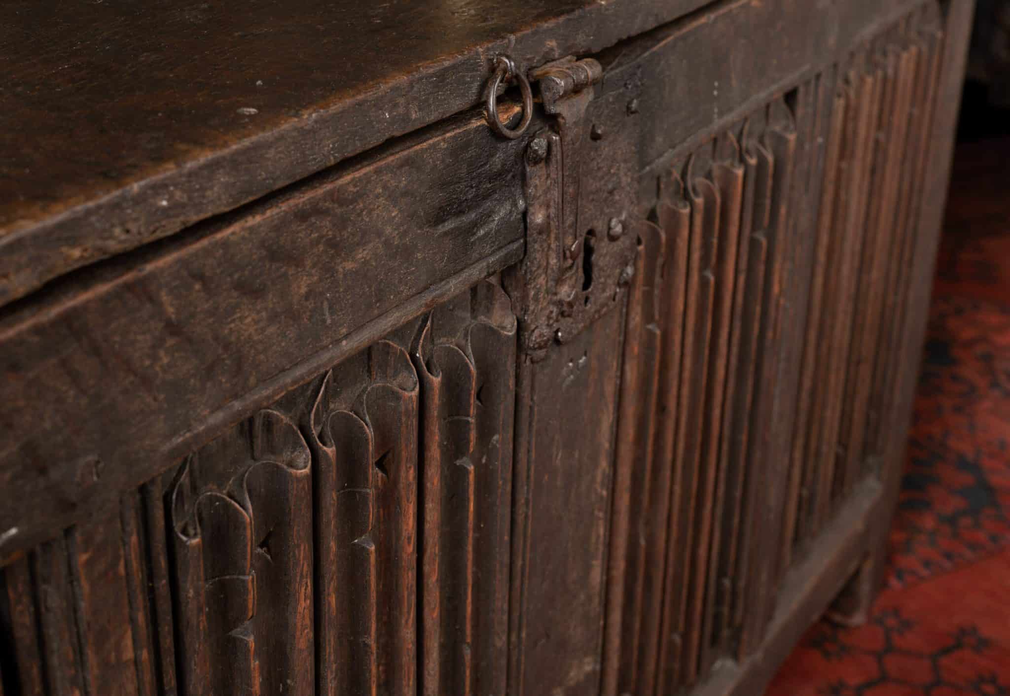 Henry VIII linenfold chest