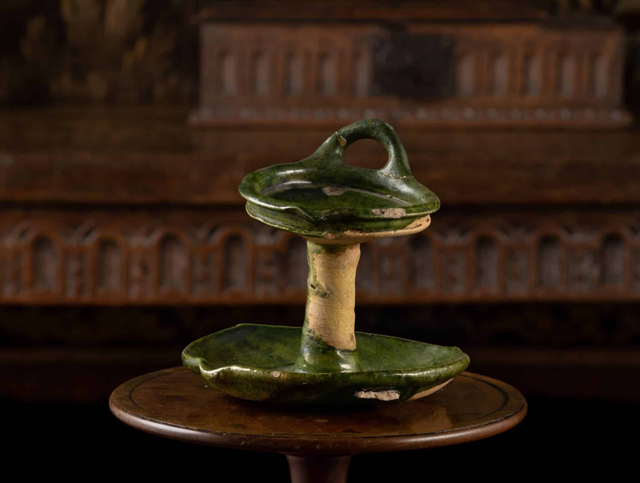 17th century double cruise lamp