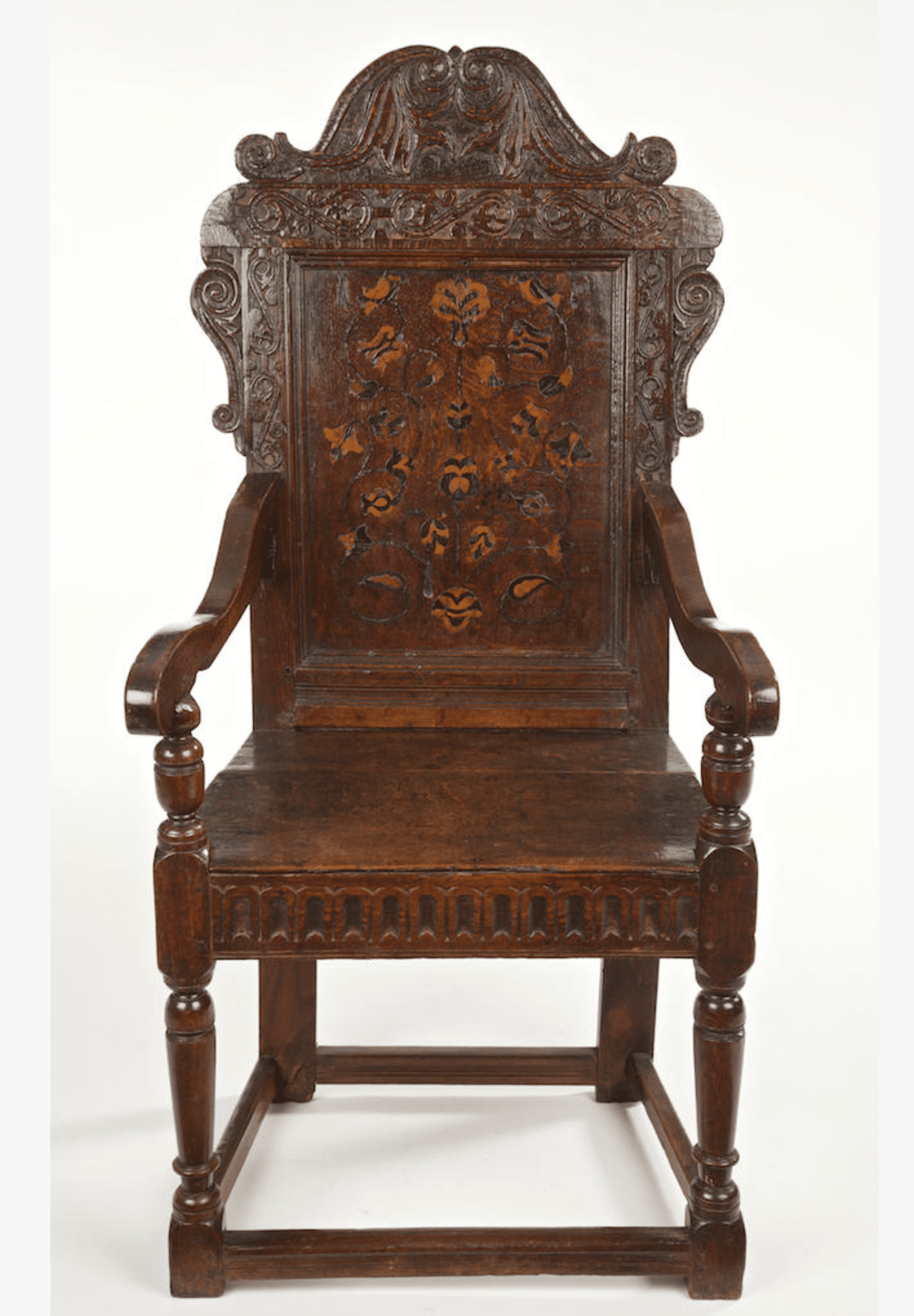 James I joined oak armchair