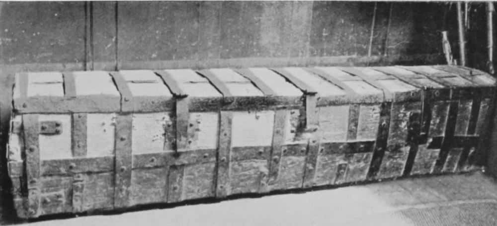 Medieval Elm Iron Bound Chest