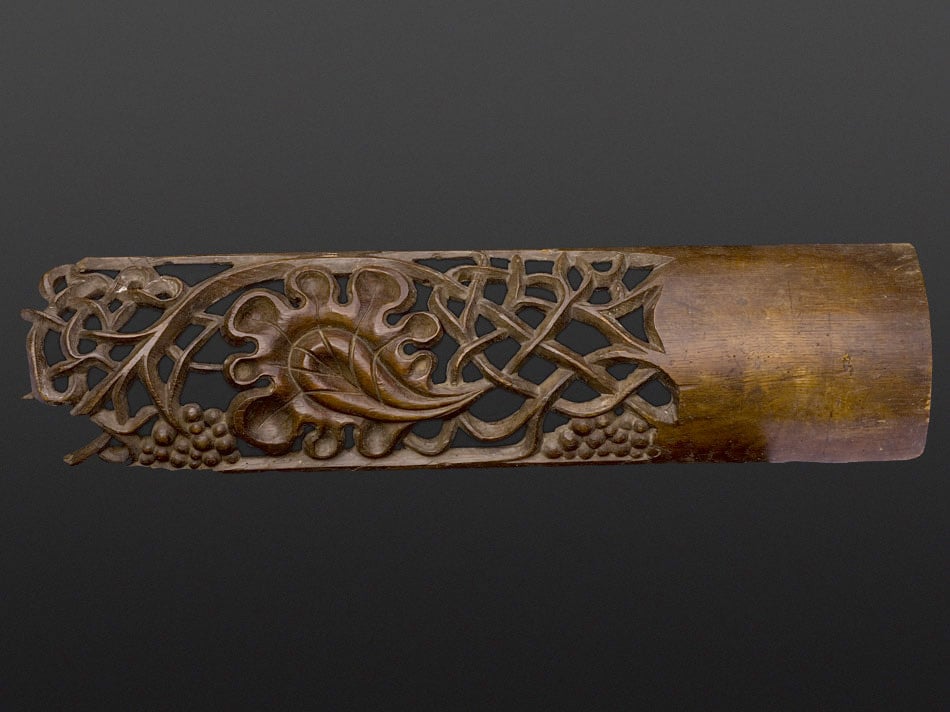 Section of mid-fifteenth-century English oak Rood
