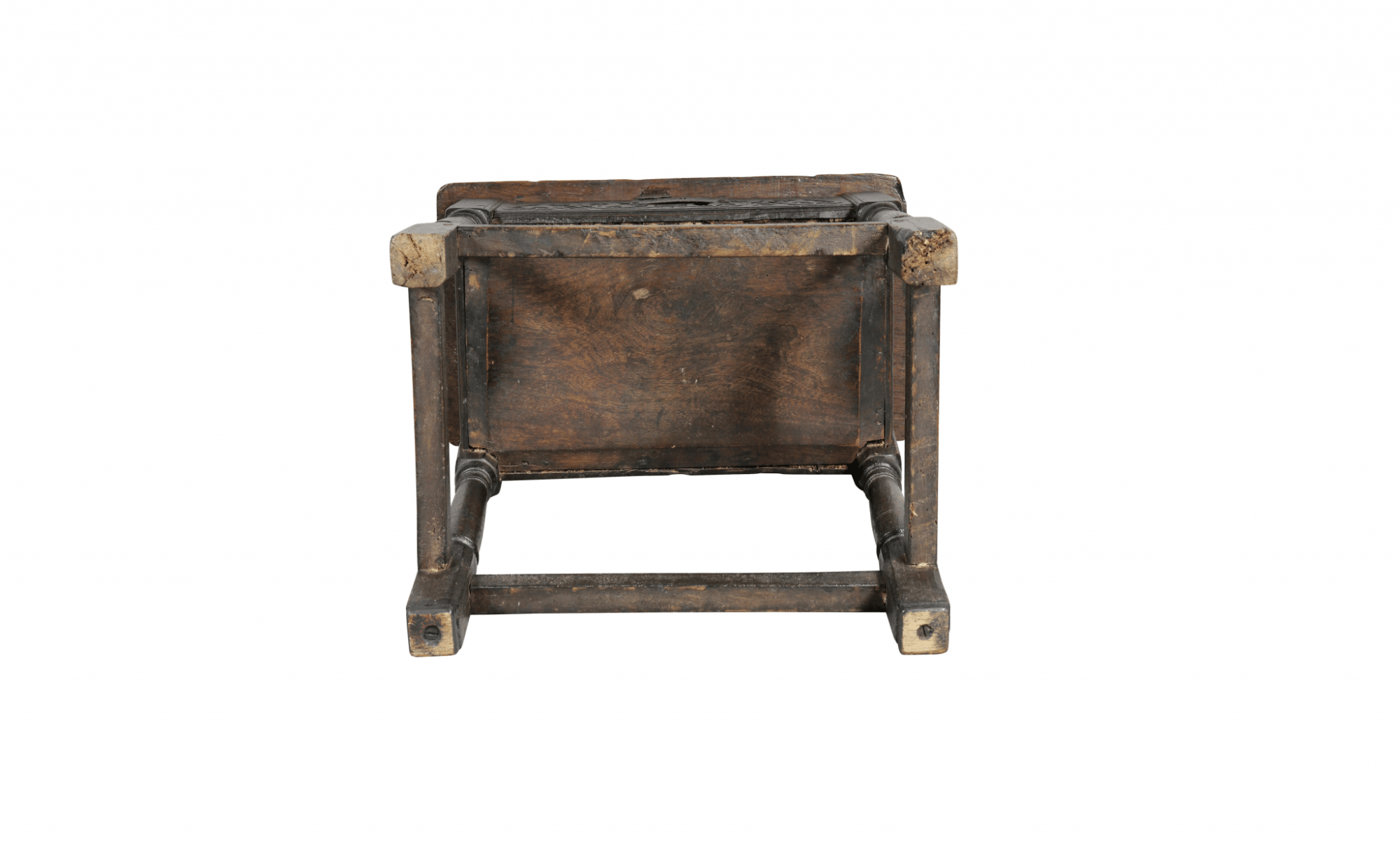 Charles I oak box stool