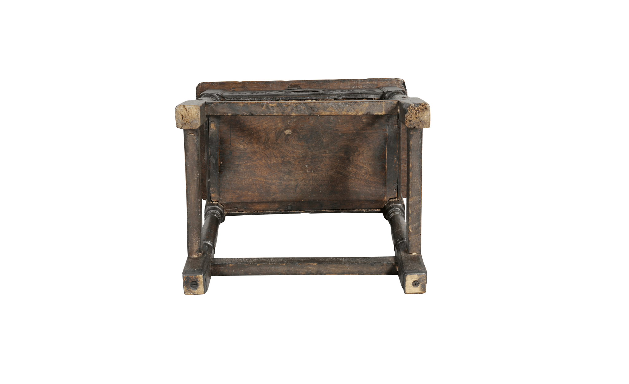Charles I oak box stool
