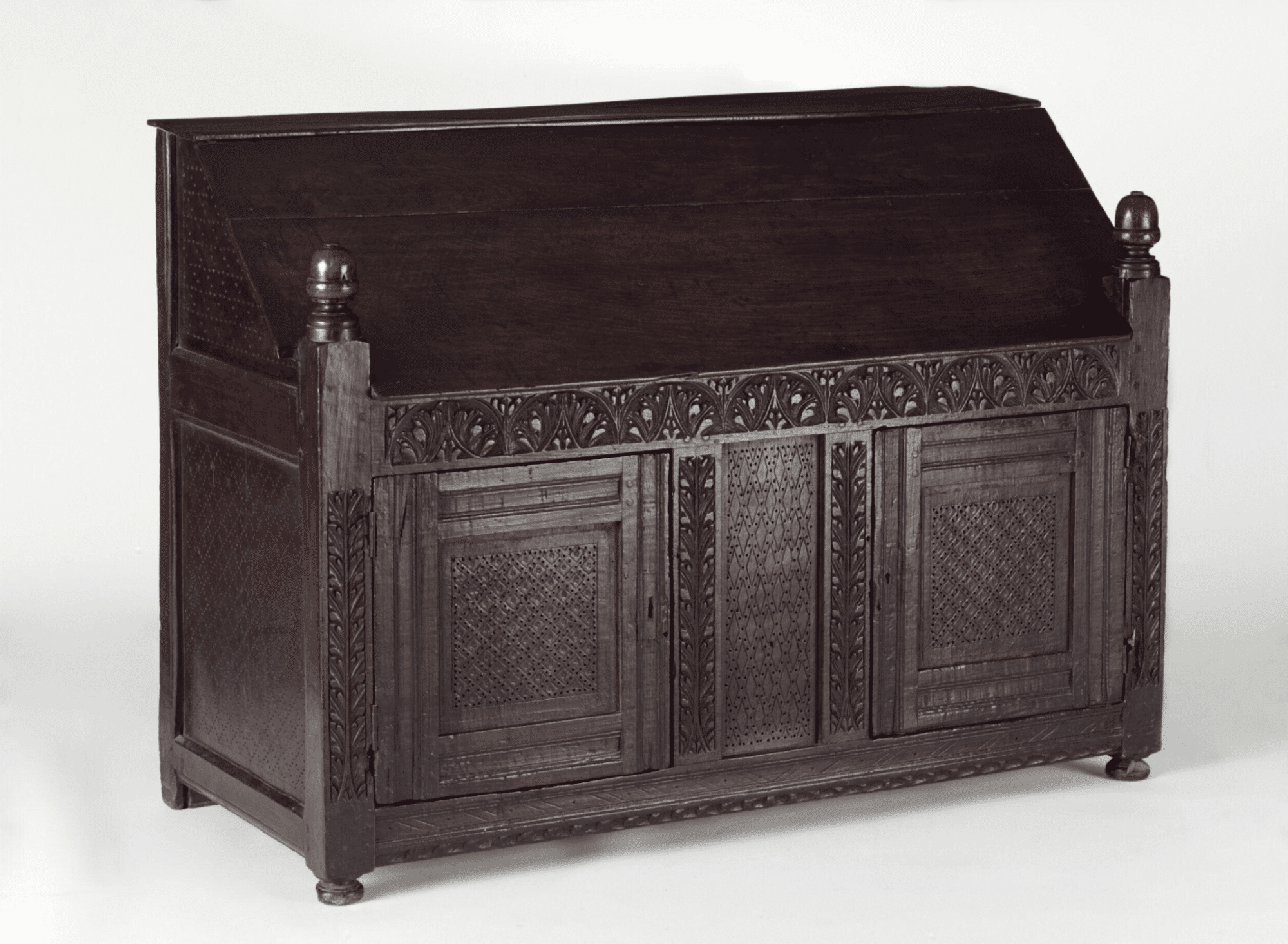 Charles I Joined Oak Hanging Livery Cupboard