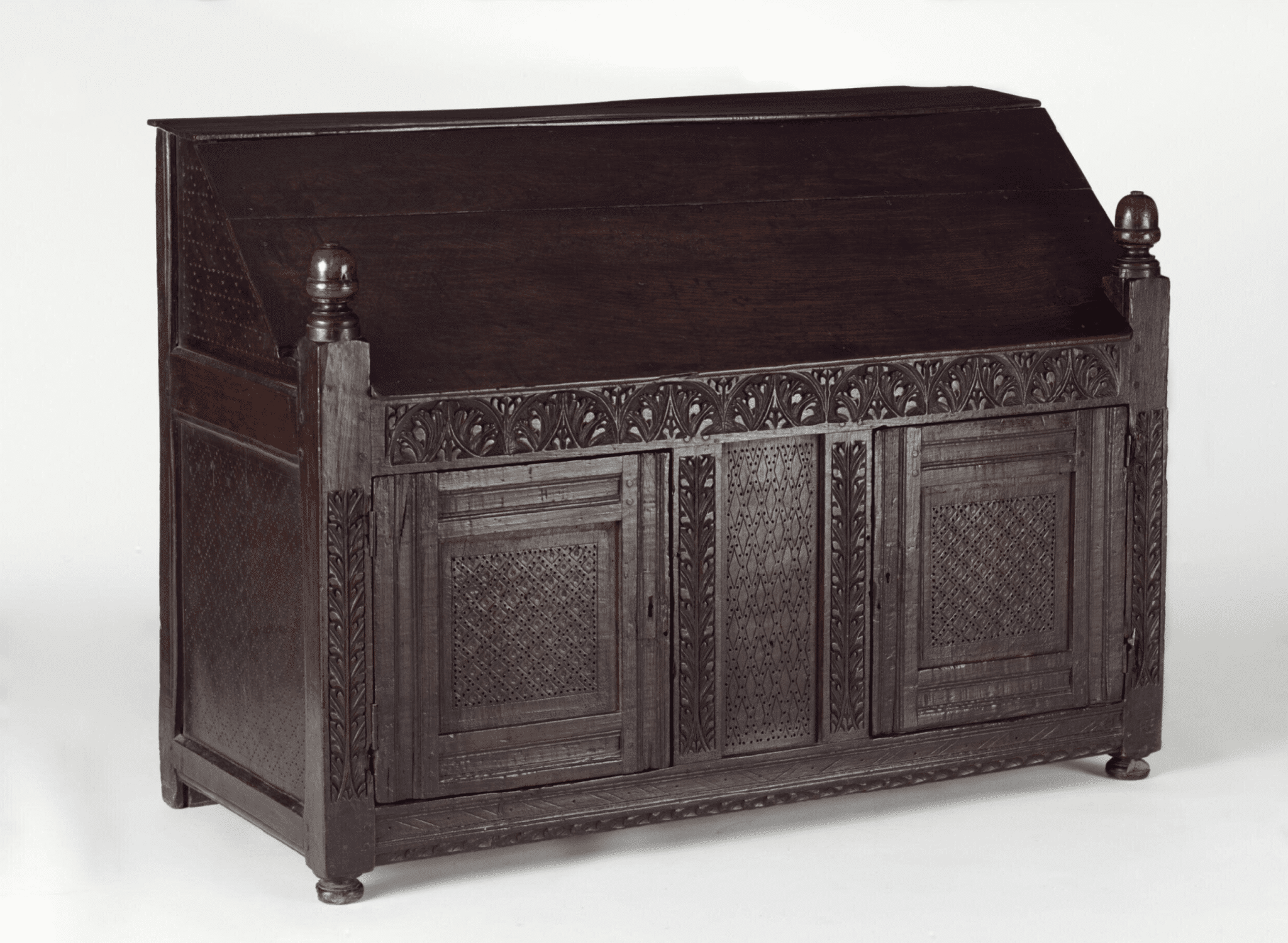 Charles I Joined Oak Hanging Livery Cupboard