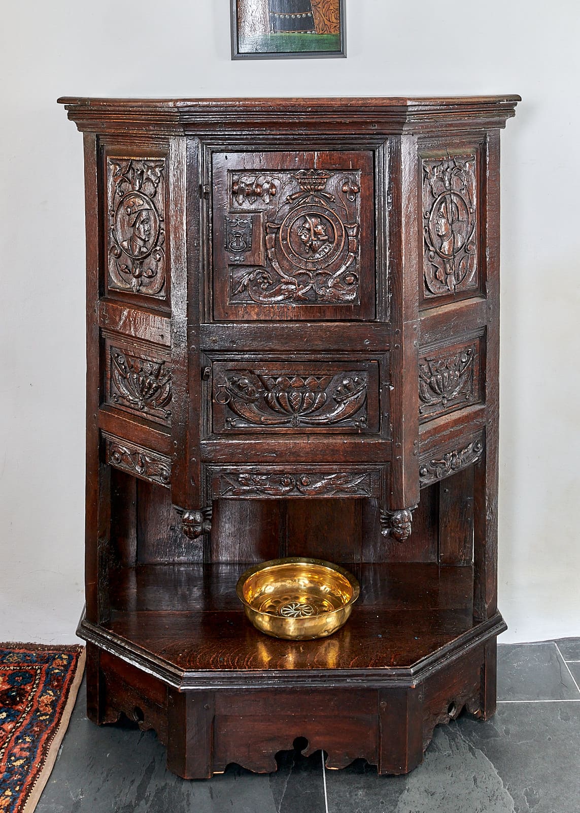 Henry VIII joined oak cupboard
