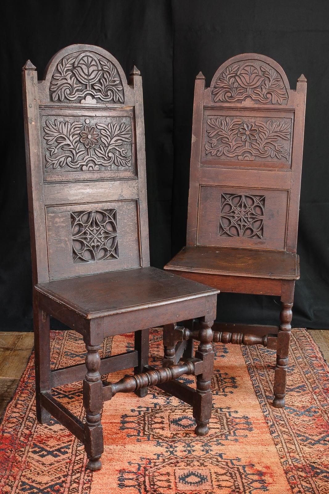 William and Mary backstools