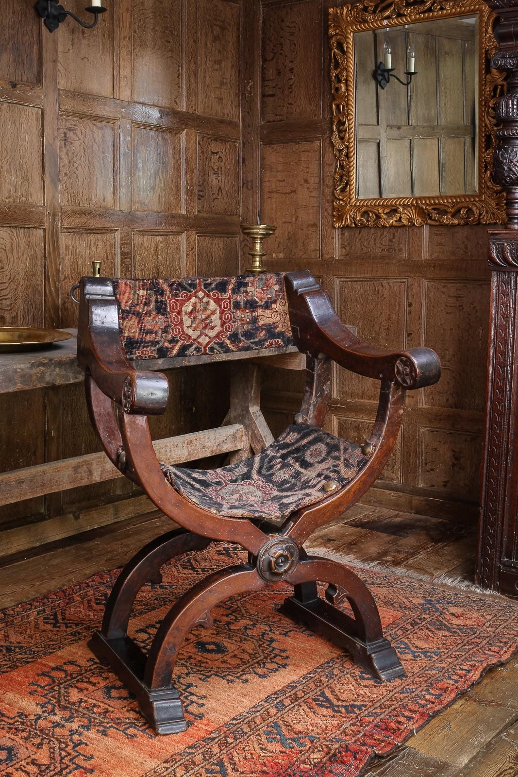 16th century X frame chair