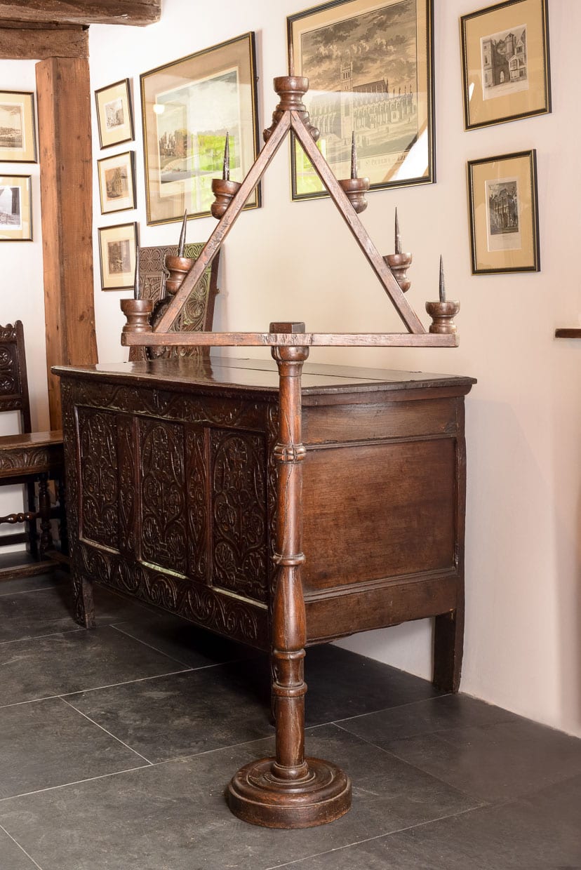 17th century candle stand