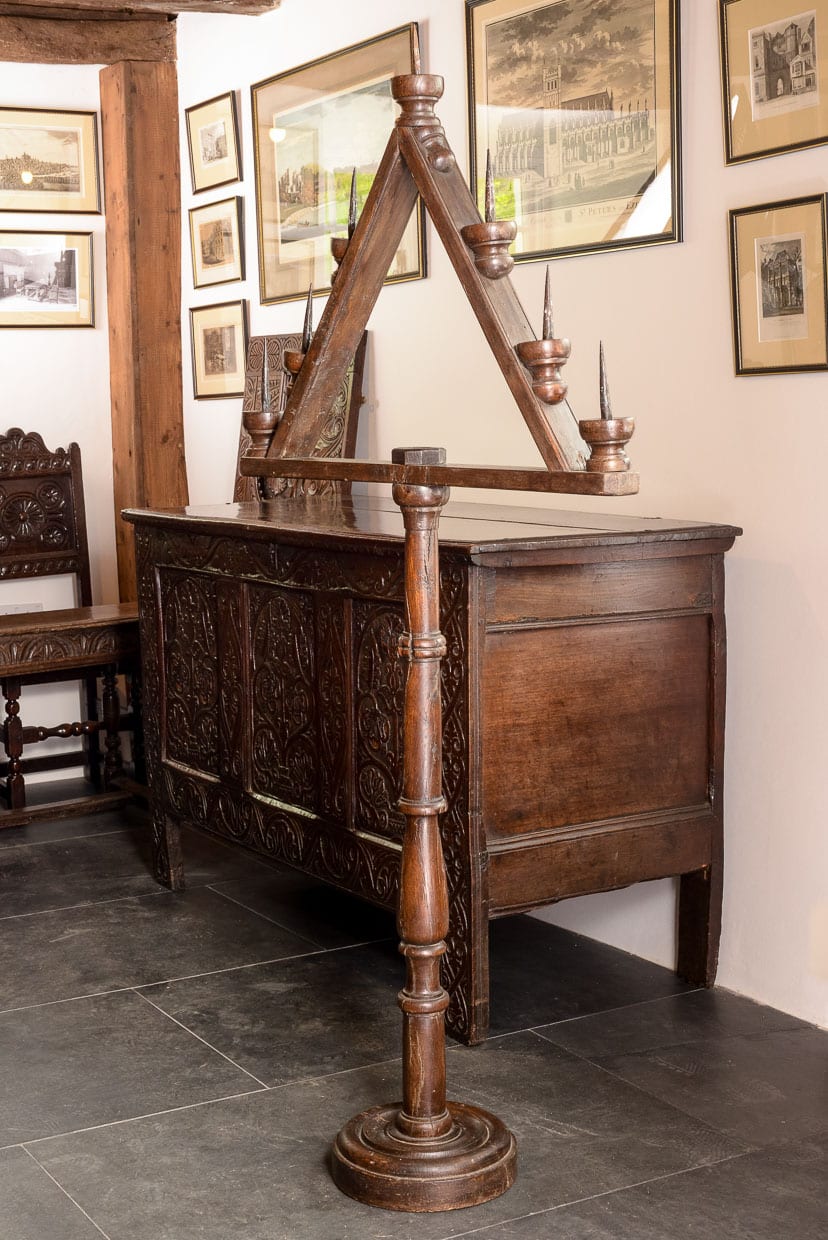 17th century candle stand
