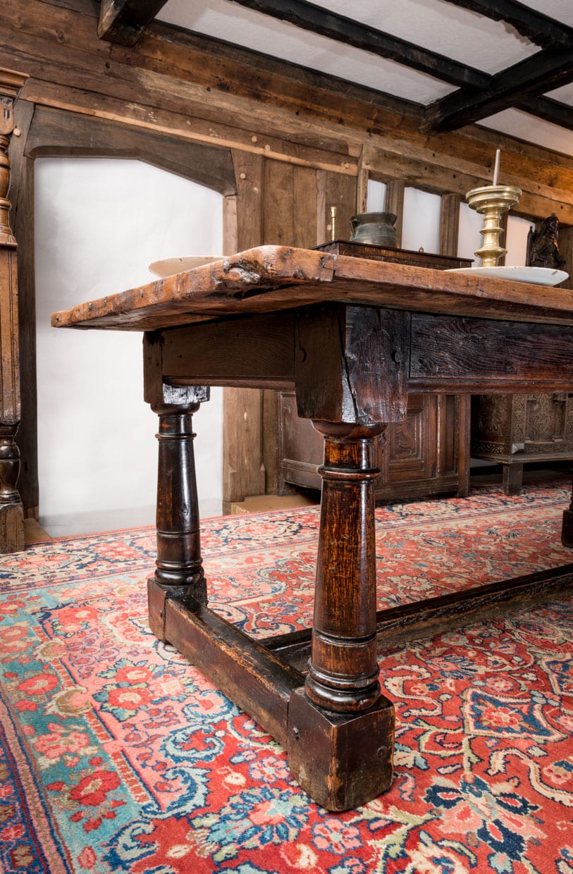 James I oak long table