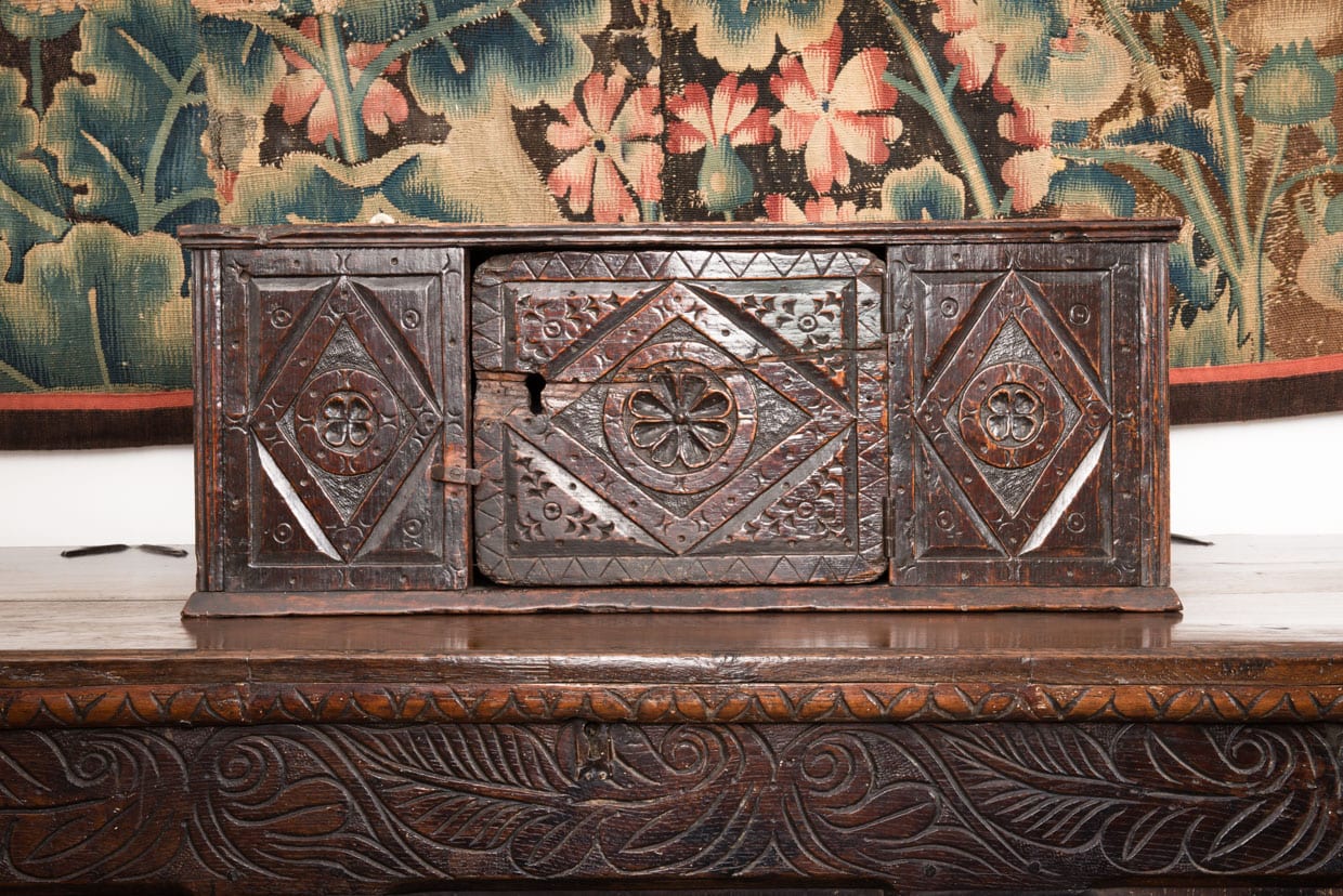 17th century wall cupboard