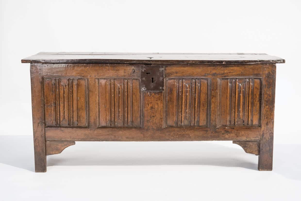 Henry VIII linenfold chest