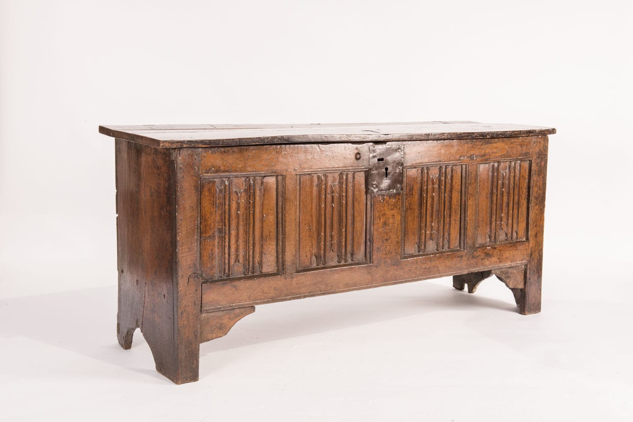 Henry VIII linenfold chest