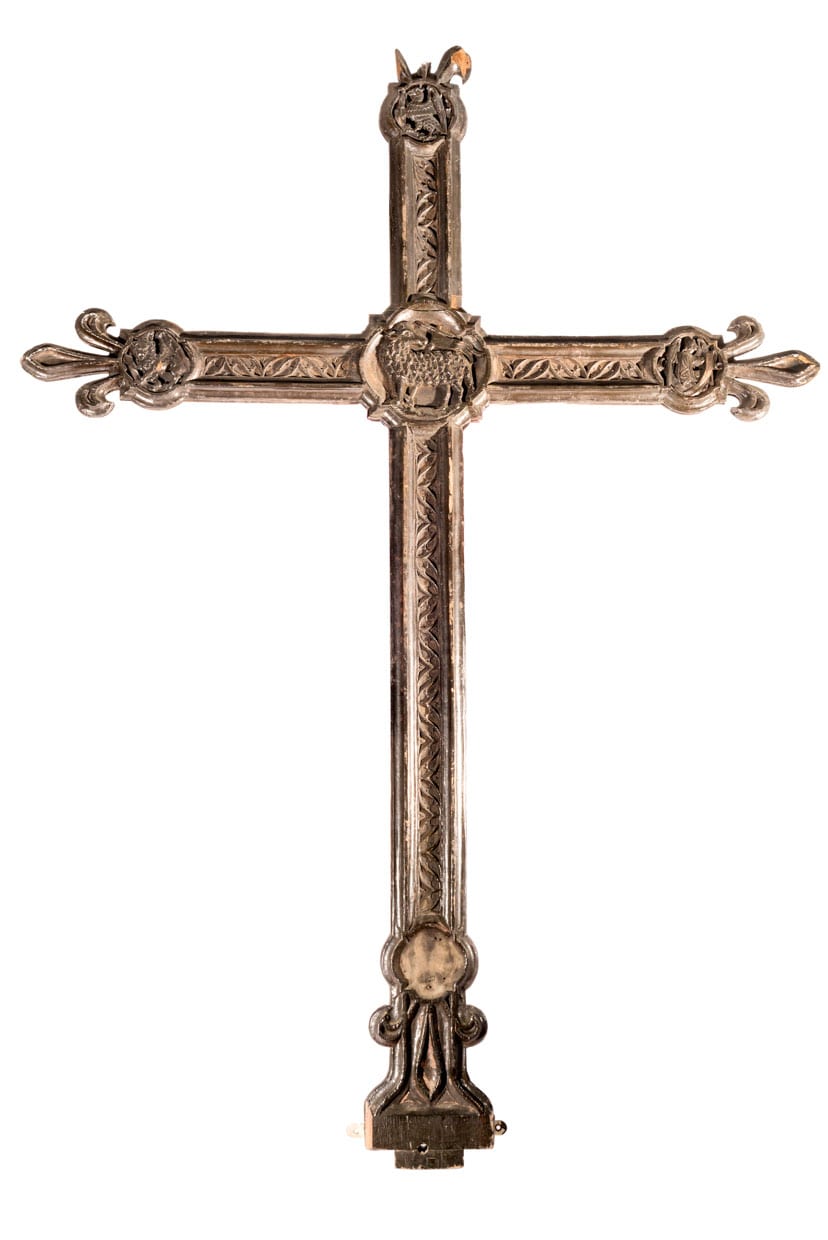 Monumental 15th c Gothic cross