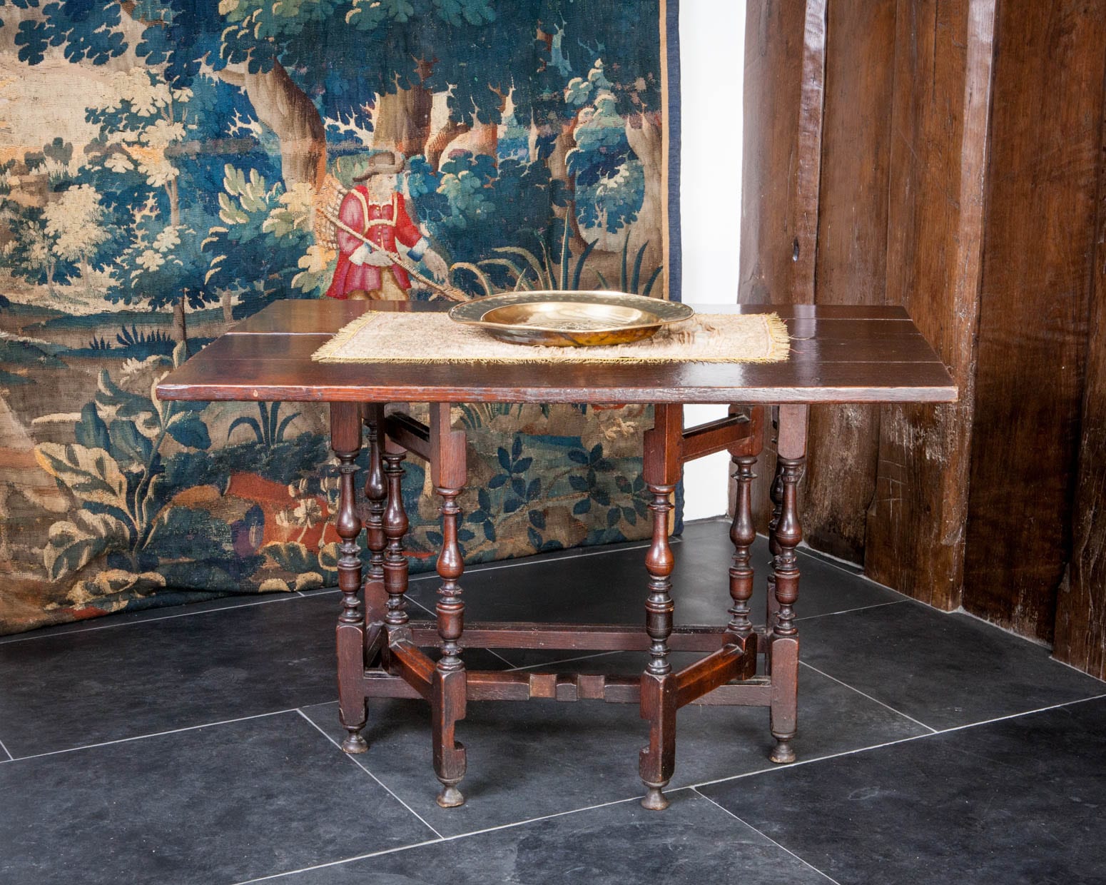 17th century folding table