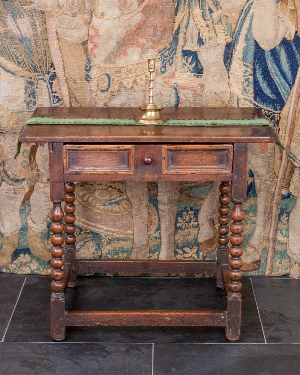 17th century bobbin turned side table