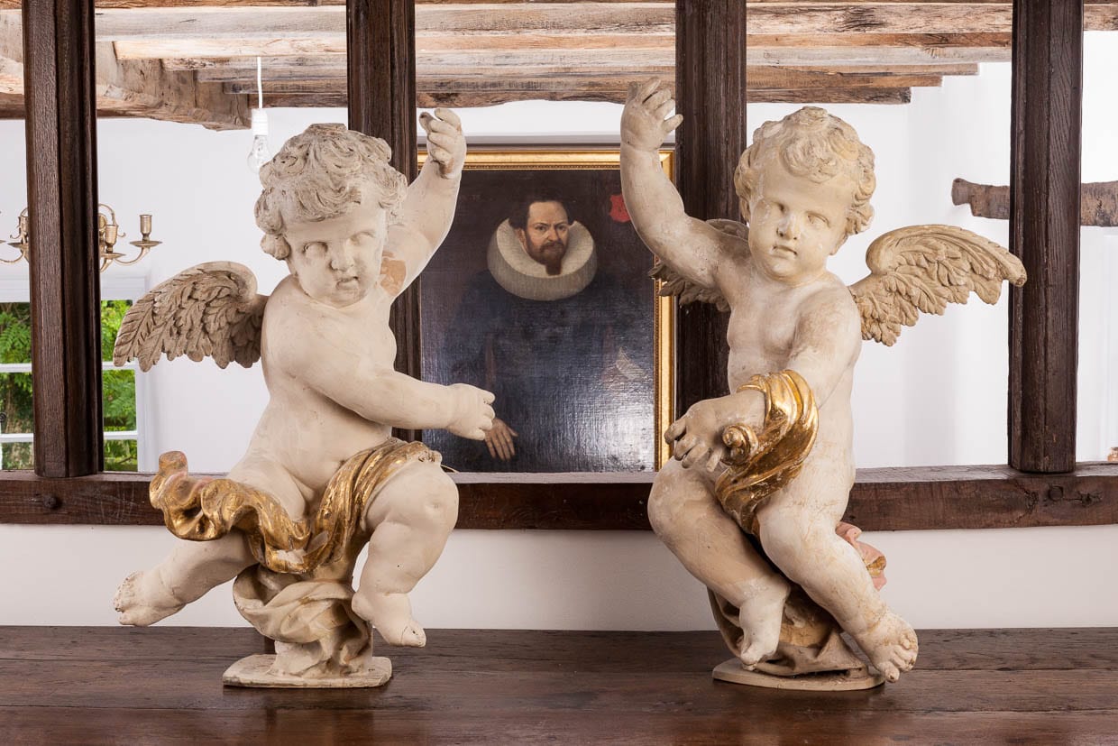 English baroque cherubs