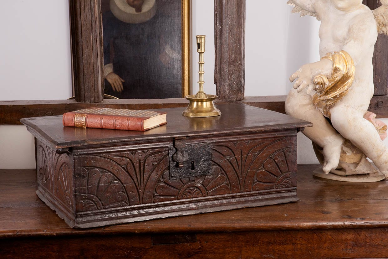 17th century oak box