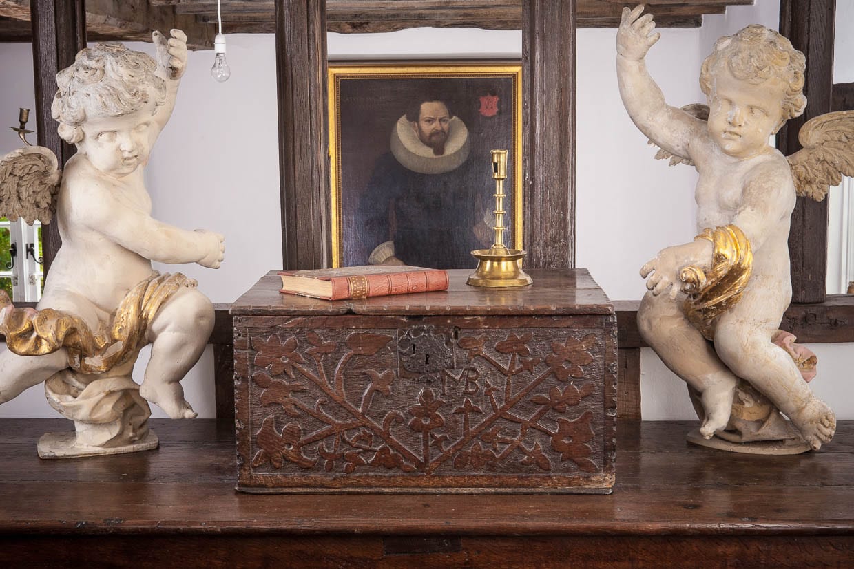 17th century oak box