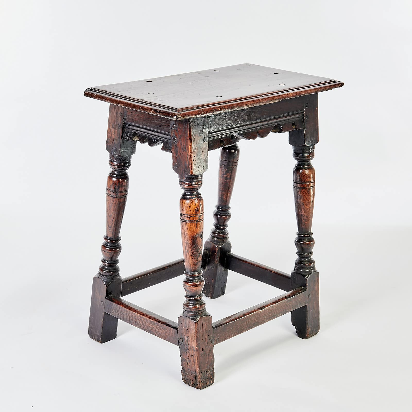 Charles I joined oak stool