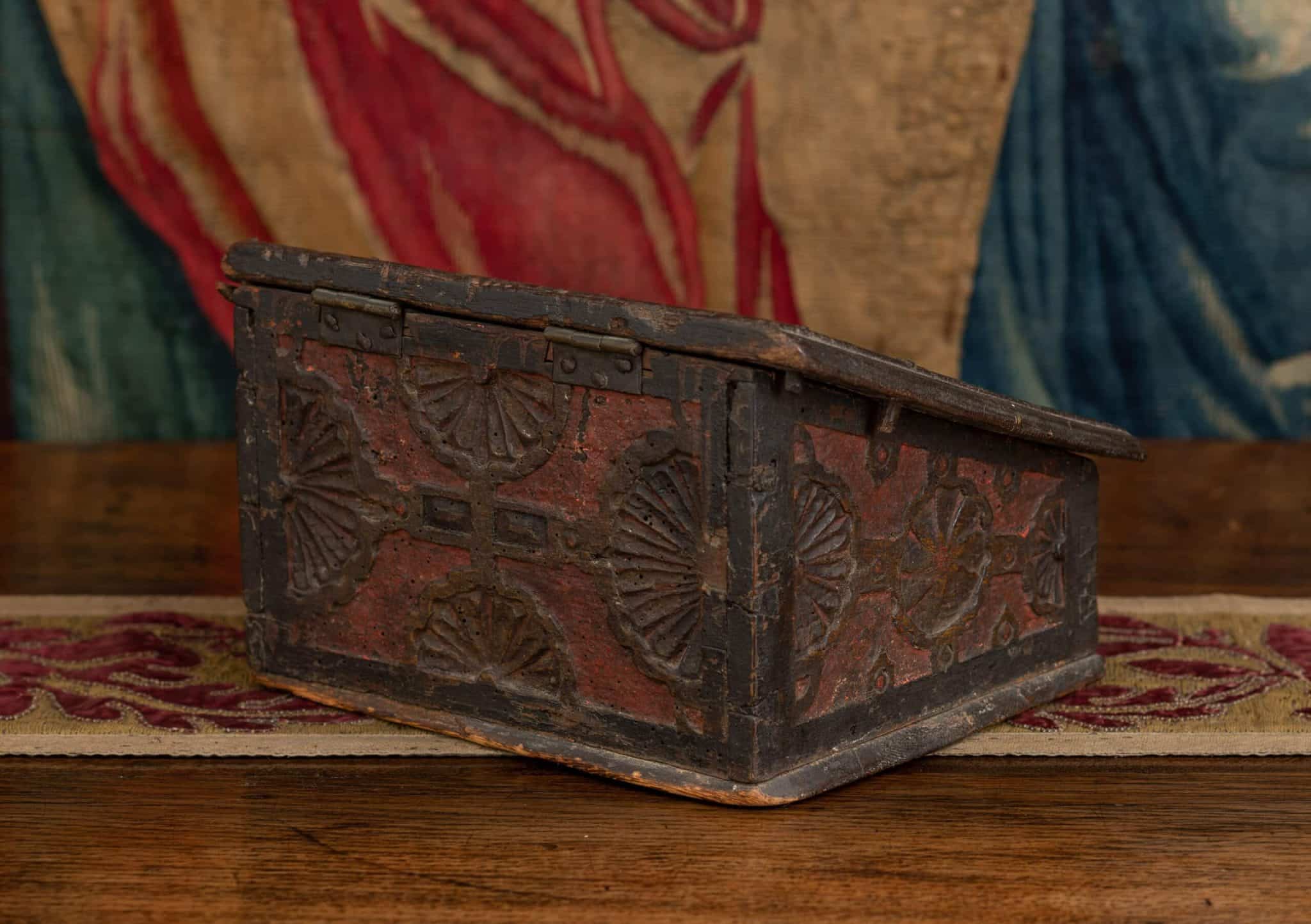 New England Polychromed Desk Box