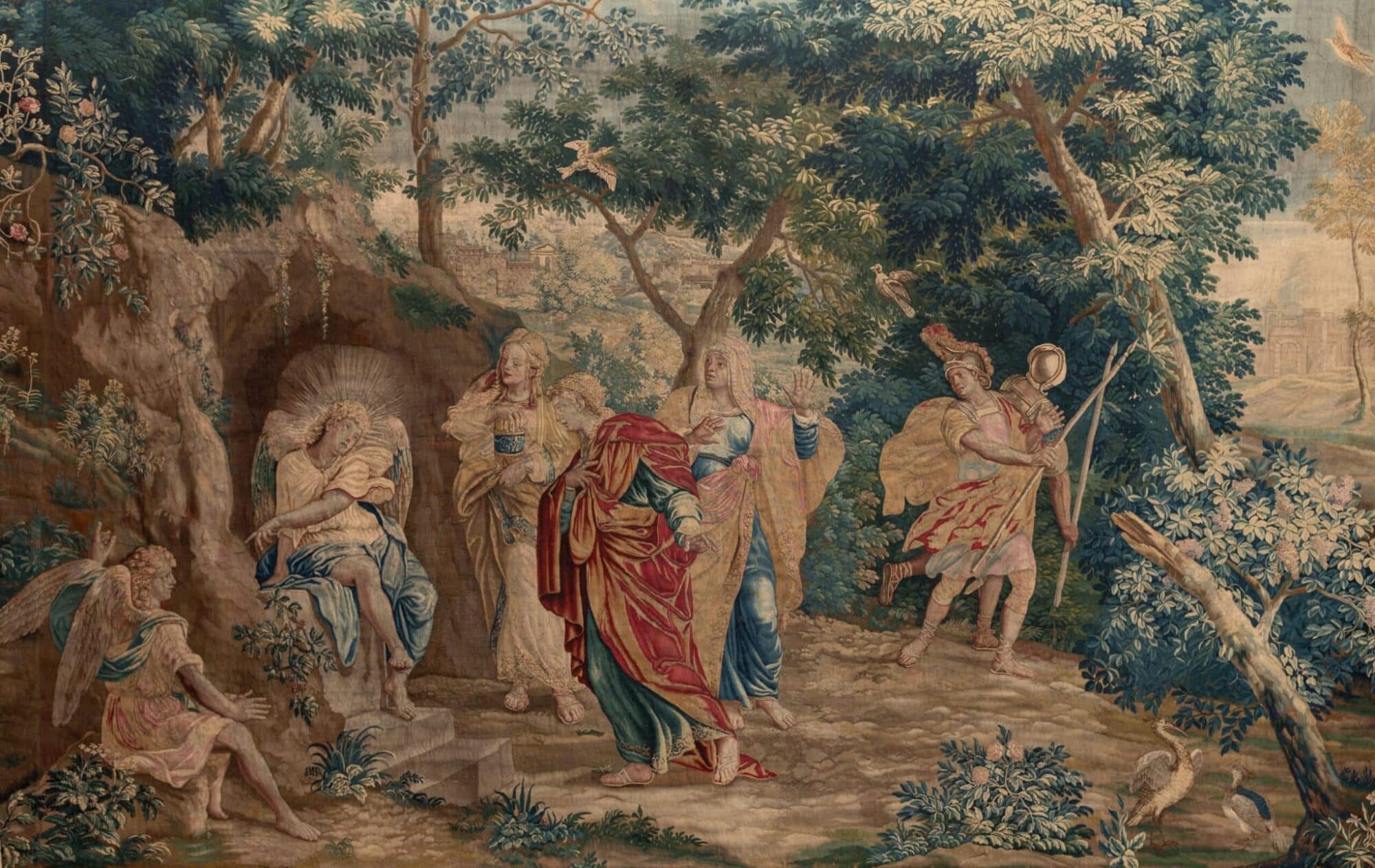 The Three Marys at the Tomb, with the Angel of the Resurrection