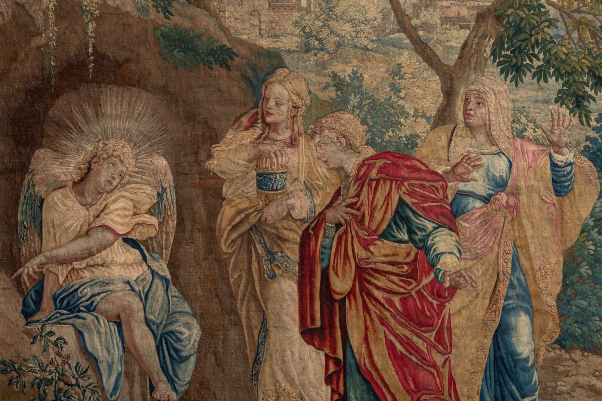 The Three Marys at the Tomb, with the Angel of the Resurrection