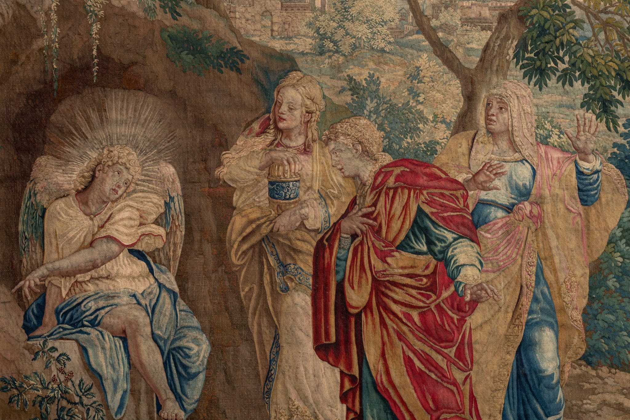 The Three Marys at the Tomb, with the Angel of the Resurrection