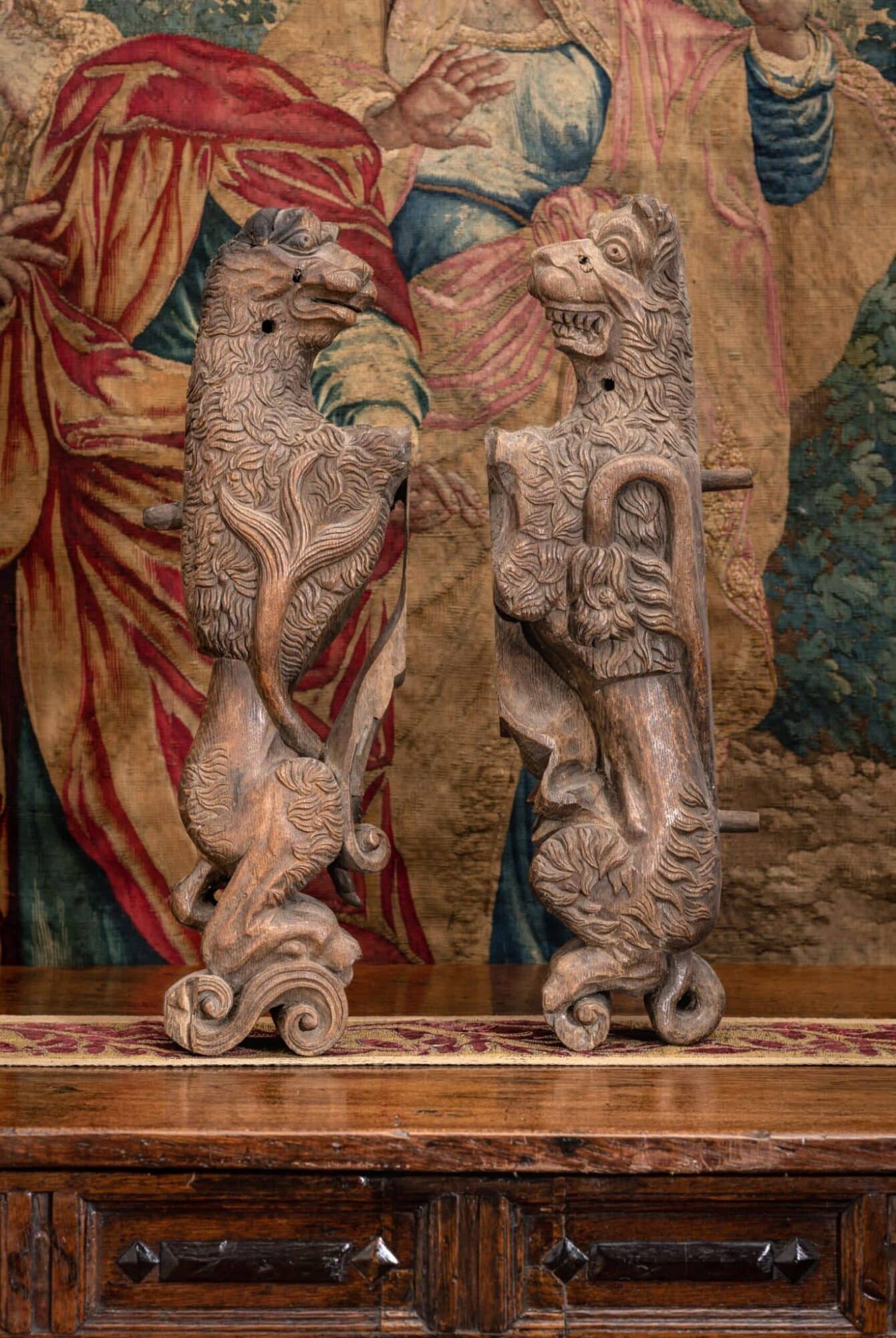 Elizabeth I heraldic lions