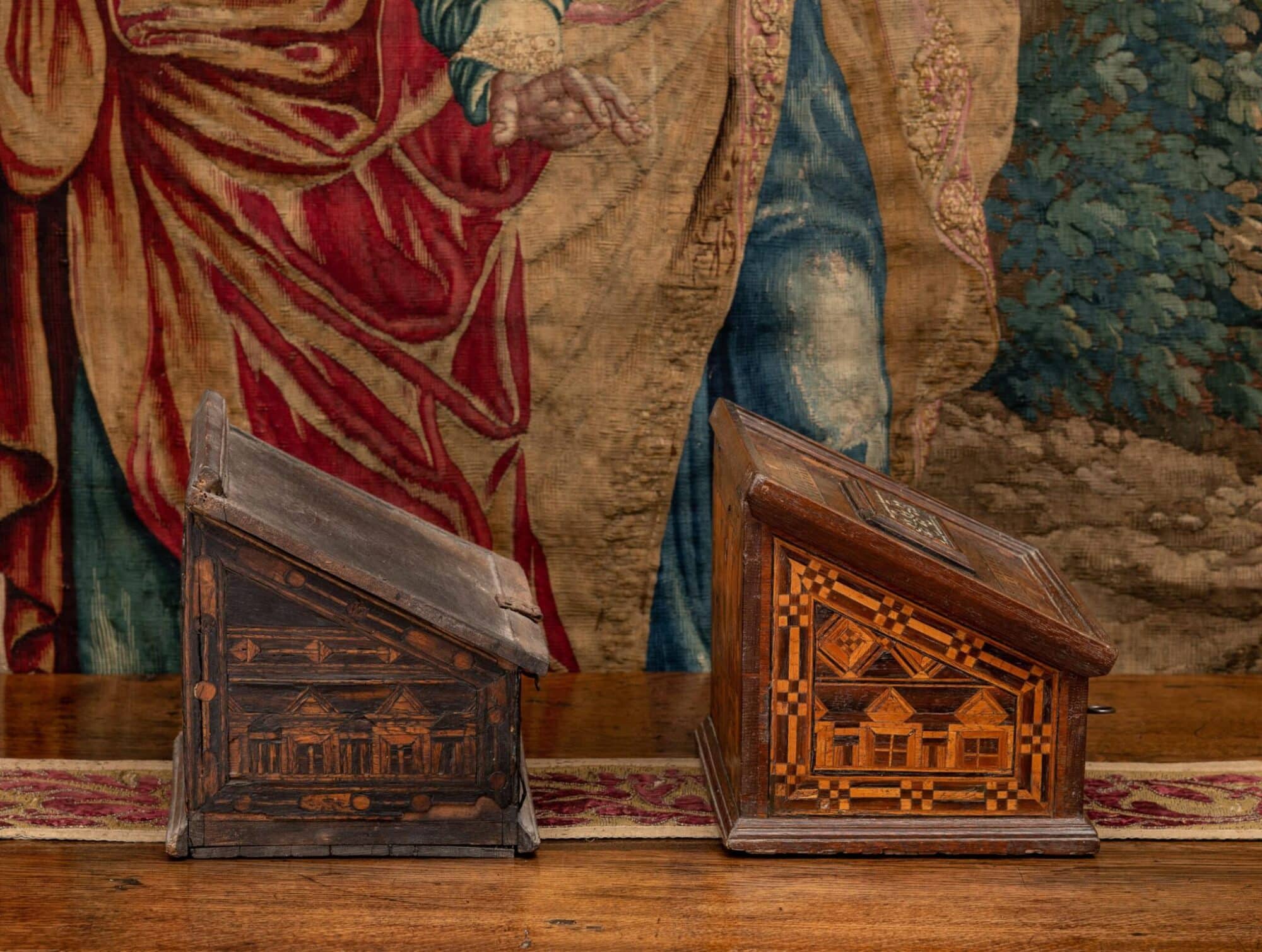Two Nonsuch Inlaid Desk Boxes