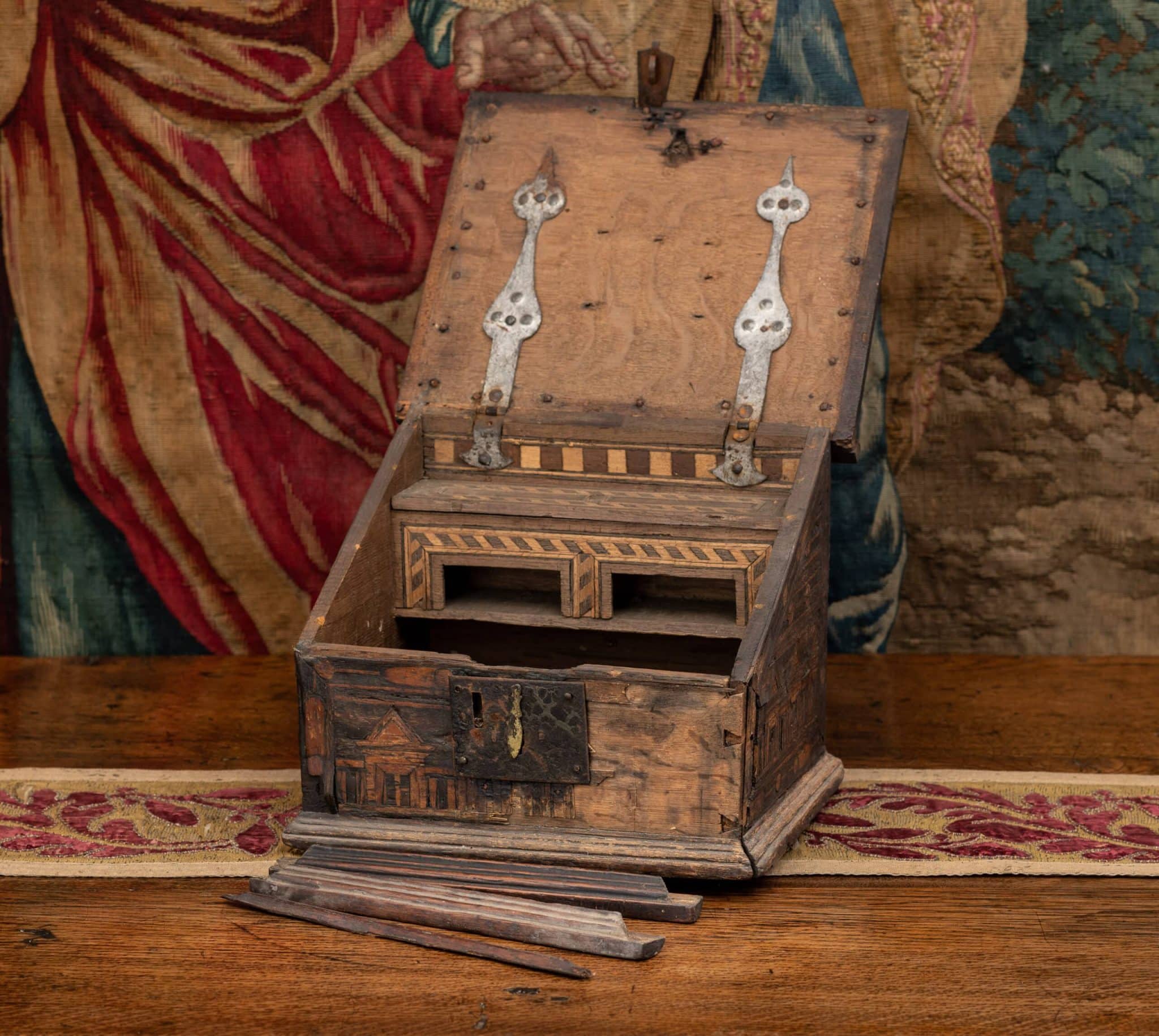 Two Nonsuch Inlaid Desk Boxes
