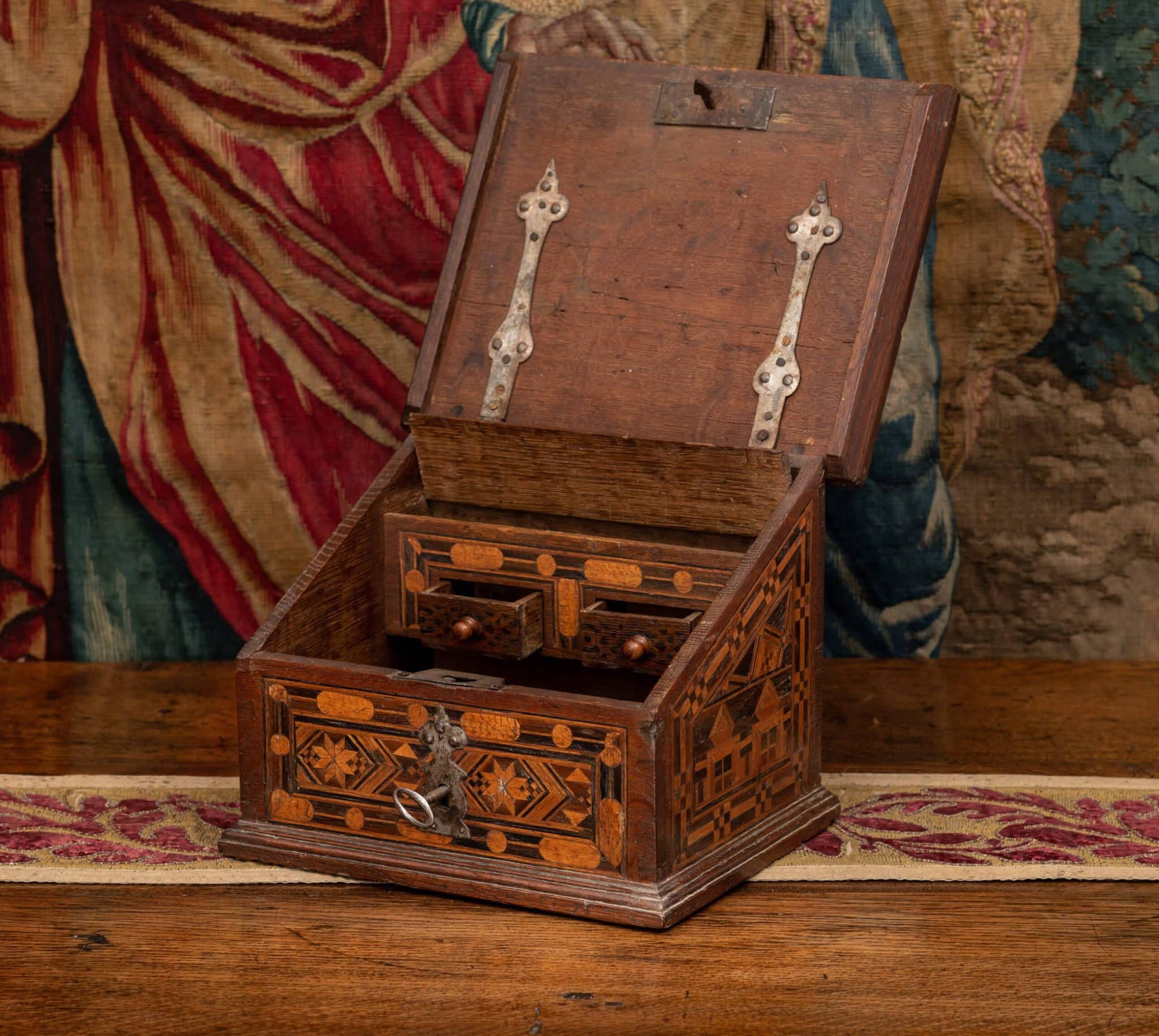 Two Nonsuch Inlaid Desk Boxes