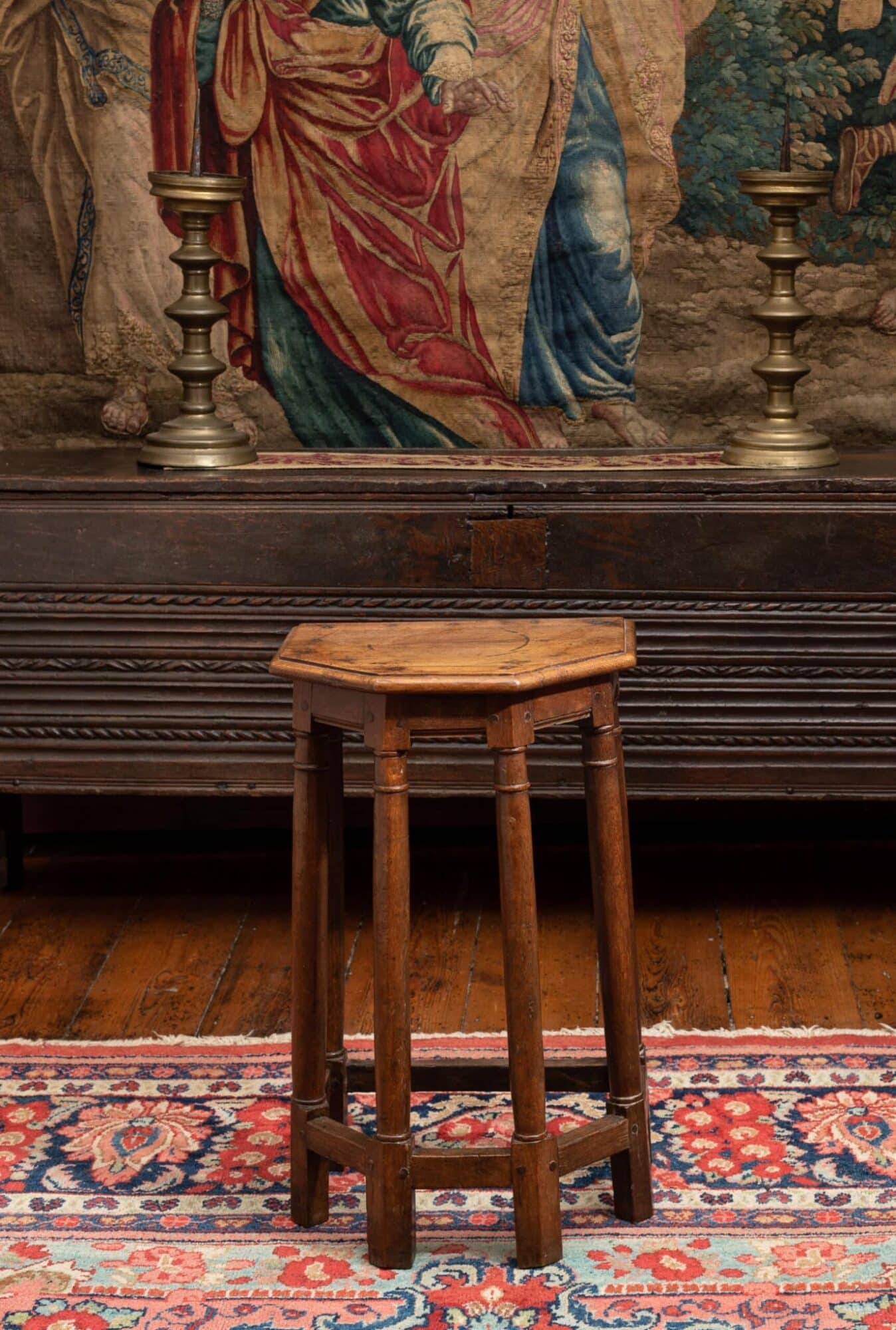 Renaissance oak stool